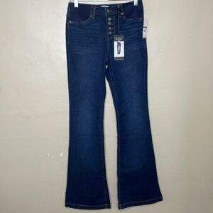 SOFIA JEANS by Sofia Vergaa MELISA High Rise Flare Button Front NWT Size 4
